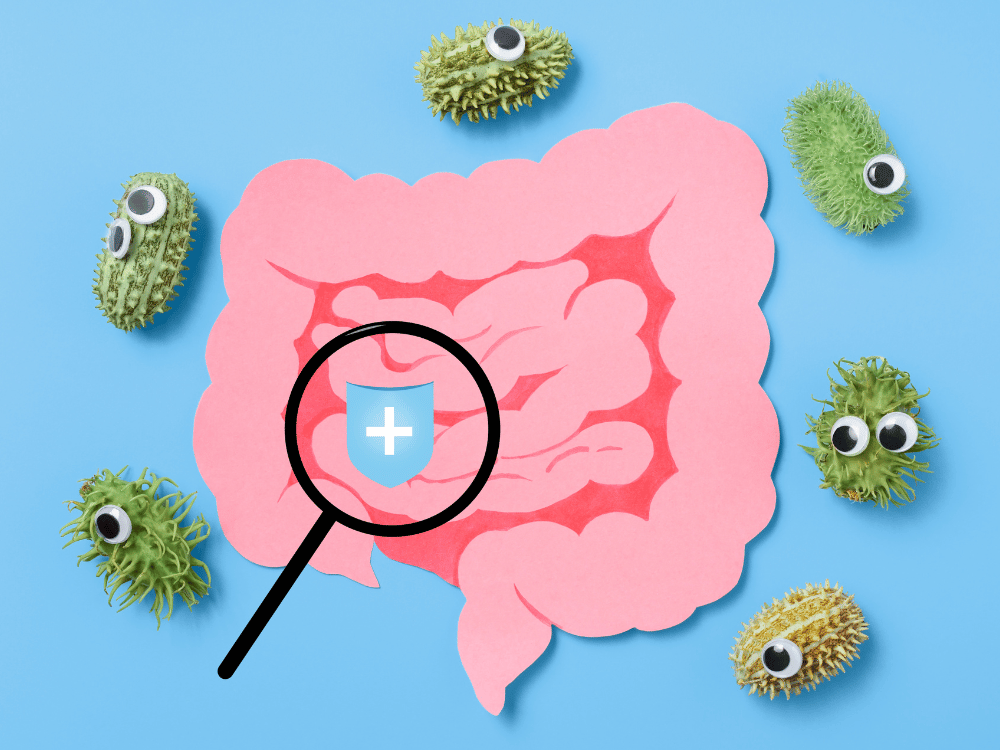 Intestino do bebê com colica