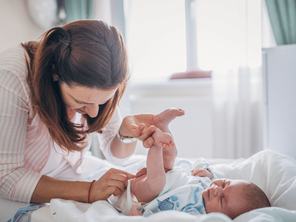 como fazer a higiene da genitalia do bebe