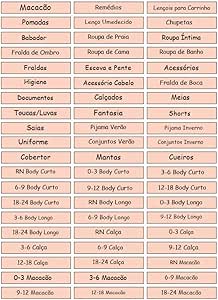 etiquetas para organizar oquarto do bebe