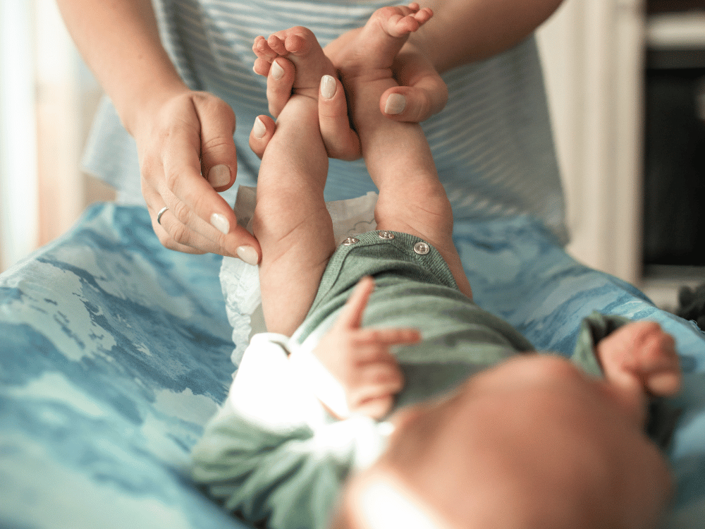 recem nascido higiene da genitalia do bebe