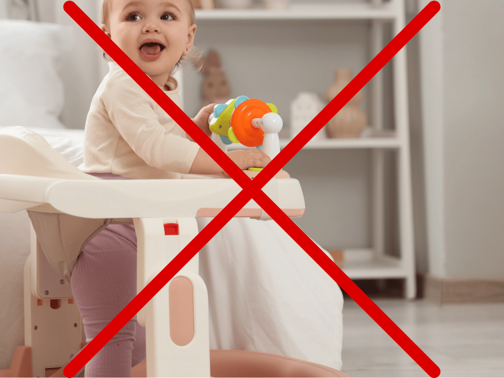 o que não comprar para o enxoval do bebê- andador
