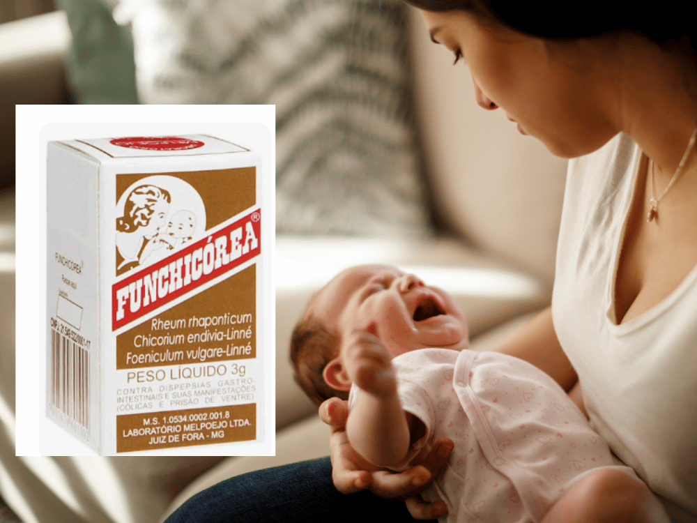 Funchicórea para cólica em bebê é seguro? 
