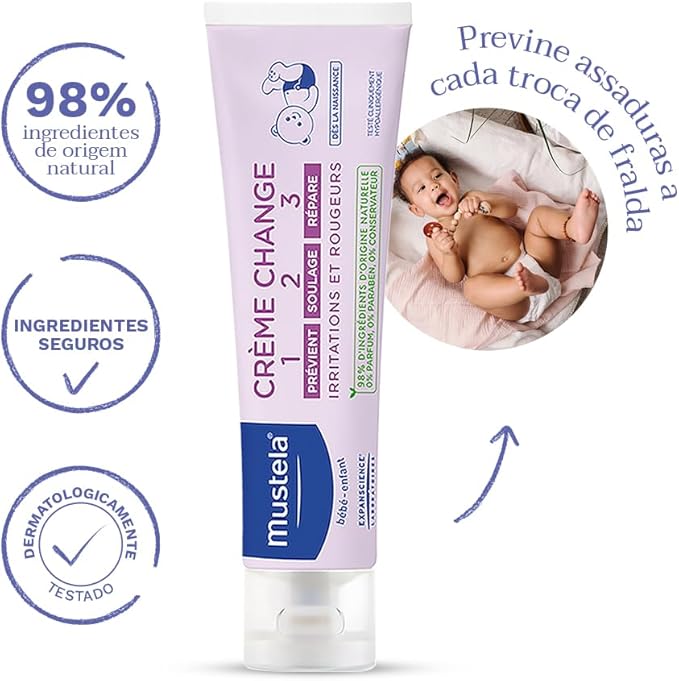 melhores pomadas para assadura de bebe mustela